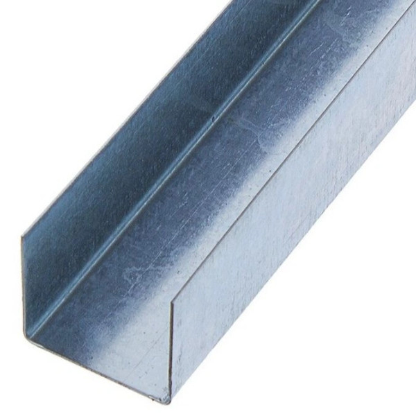 фото  Профиль направляющий оцинк ПСН 50х40 (0,5мм) эконом 3м/упак12шт (1 паллет-36 упак) ...