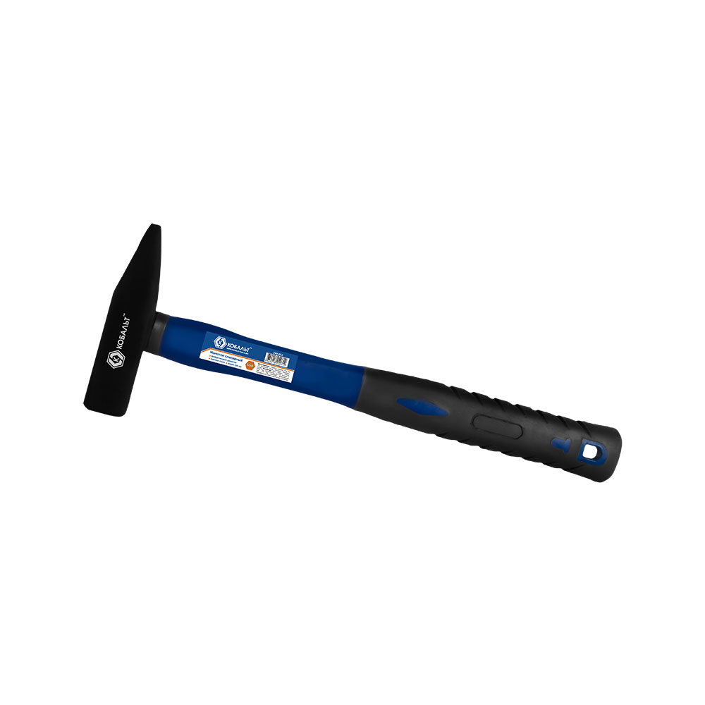 фото Молоток слесарный  500 гр, фиберглассовая рукоятка Кобальт
