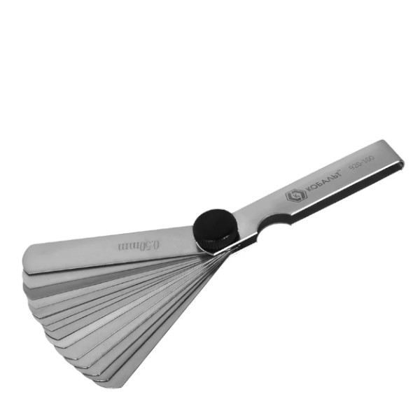 фото Набор щупов 70мм 17шт диапазон измерений 0,02-0,5мм №2 Кобальт